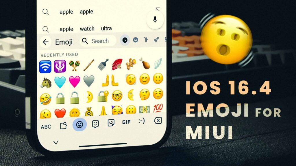 iOS 16.4 Emojis For MiUi
