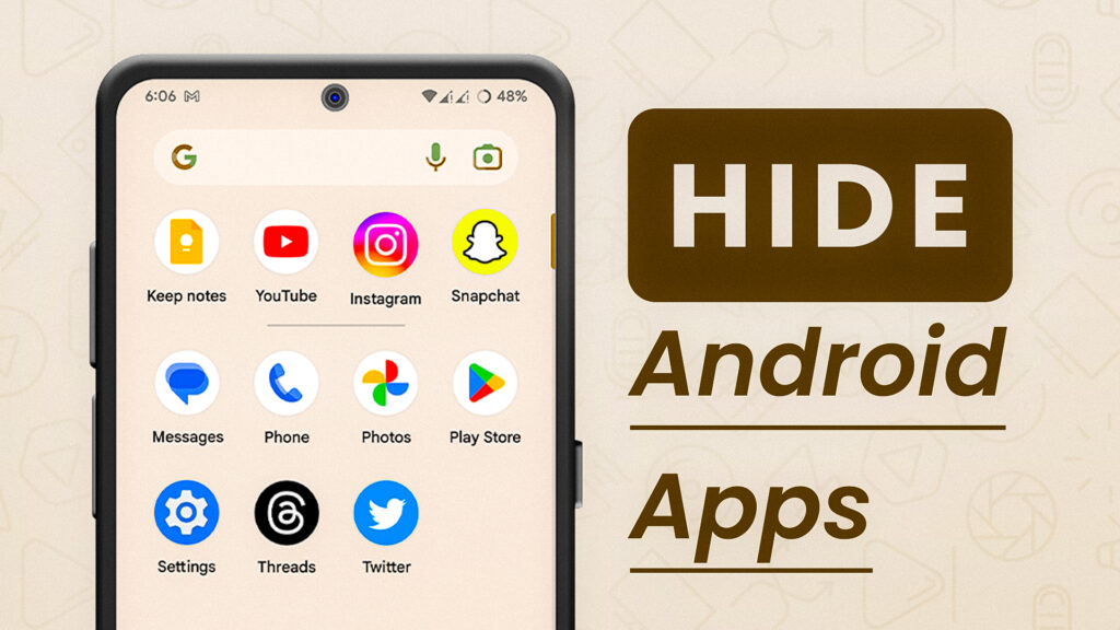 Hide Apps In Android Without ROOT